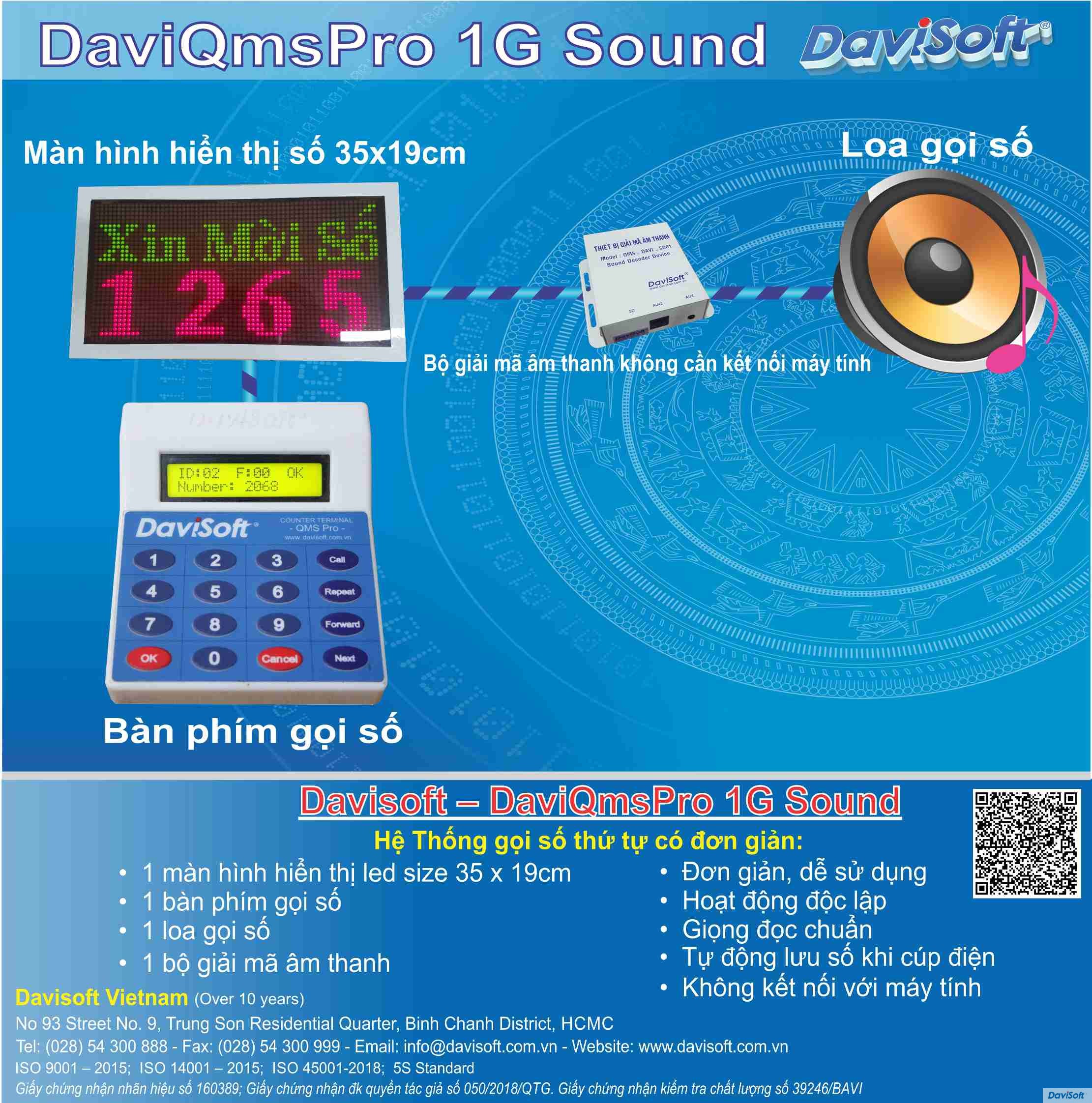 QMS Pro 1G Sound