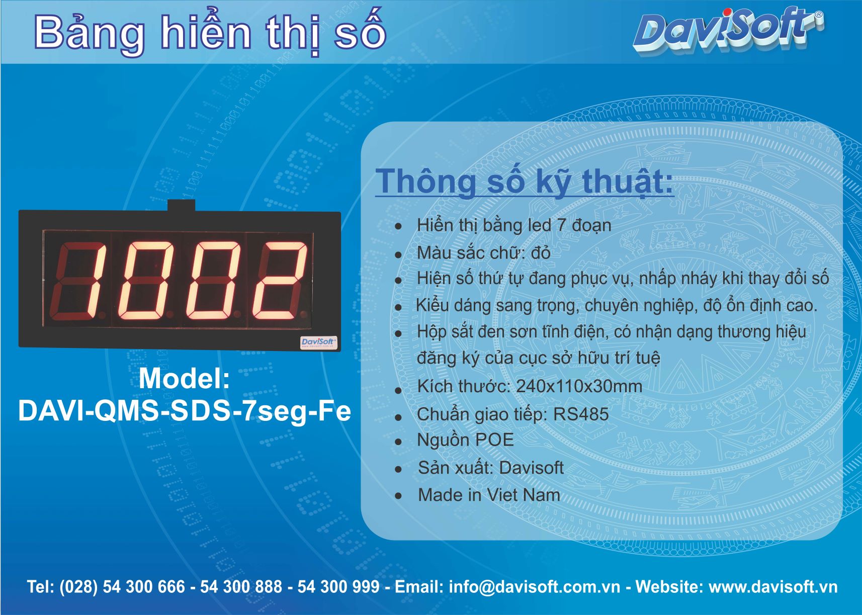 DAVI-QMS-SDS-7seg-Fe